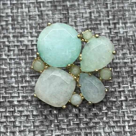 Kate Spade Green Gemstone Cluster Earrings - Picture 4 of 9
